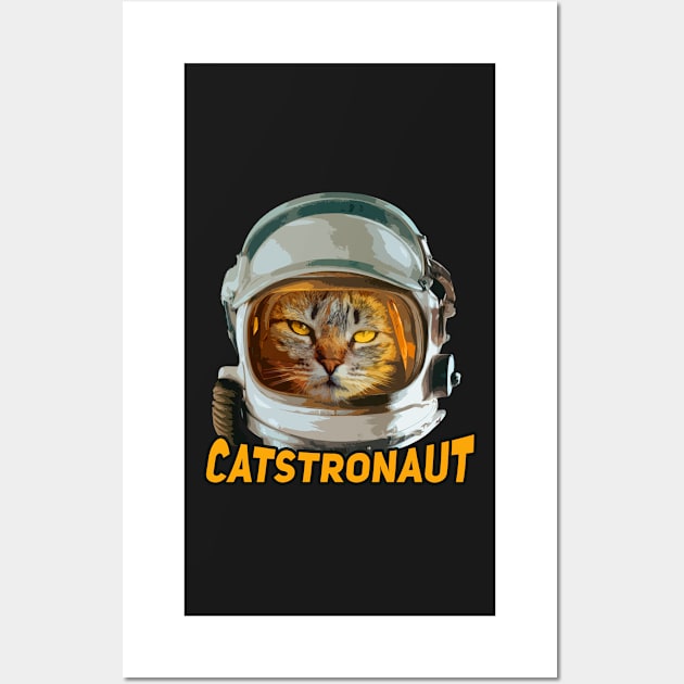 Catstronaut Wall Art by SOF1AF